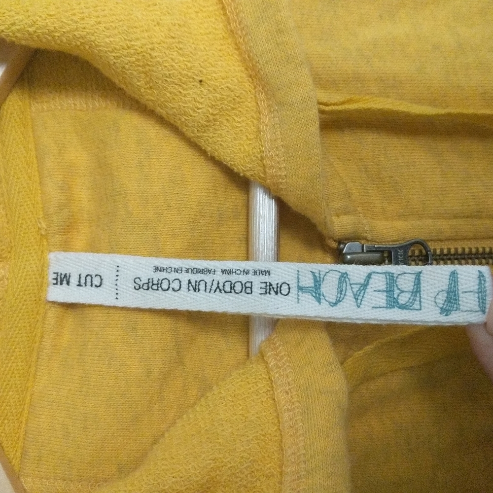 Free People Beach-Yellow hoodie - Picture 2 of 5